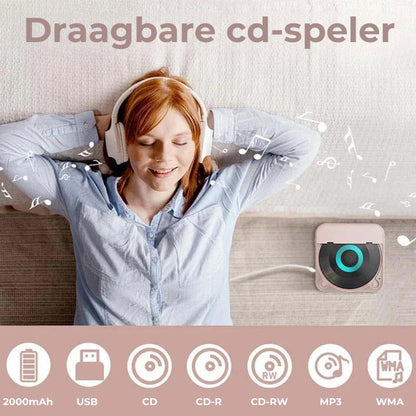 Draagbare cd-speler met Bluetooth