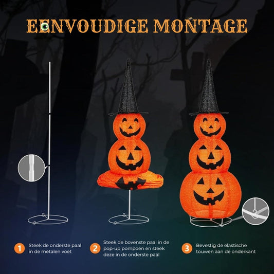 Halloween Opvouwbare Pompoenman
