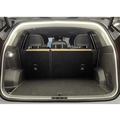 Dynamisch vloeiende kofferbakverlichtingsstrip