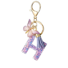Vlinderletter Sleutelhanger, Levendig, Duurzaam En Lichtgewicht Cadeau