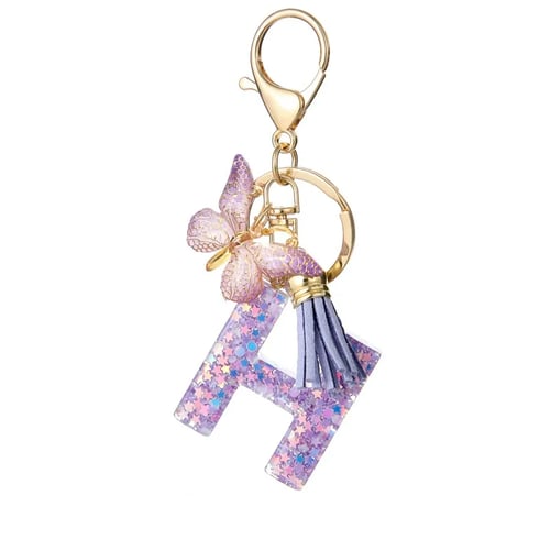 Vlinderletter Sleutelhanger, Levendig, Duurzaam En Lichtgewicht Cadeau