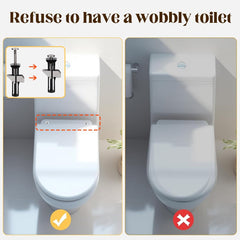 Globetrek° ToiletBolt 1+1 Set GRATIS: Zware Toiletbril Vergrendelingsbout En Schroevenset