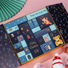 🎁 24 dagen vol verrassingen — Roze marmeren adventskalender 2025