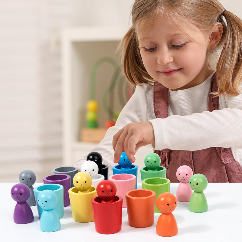 Kletshuts™ SortingCups – Educatief Sorteer- en Kleurenspel voor Kinderen