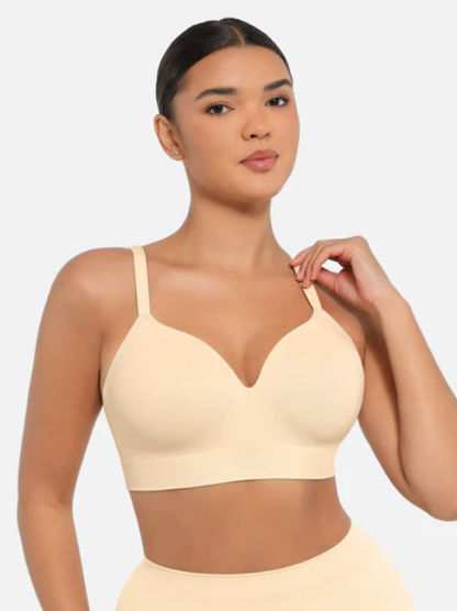 Feelingirl Wireless Push-Up Naadloos Comfortabele Volledige Dekking BH