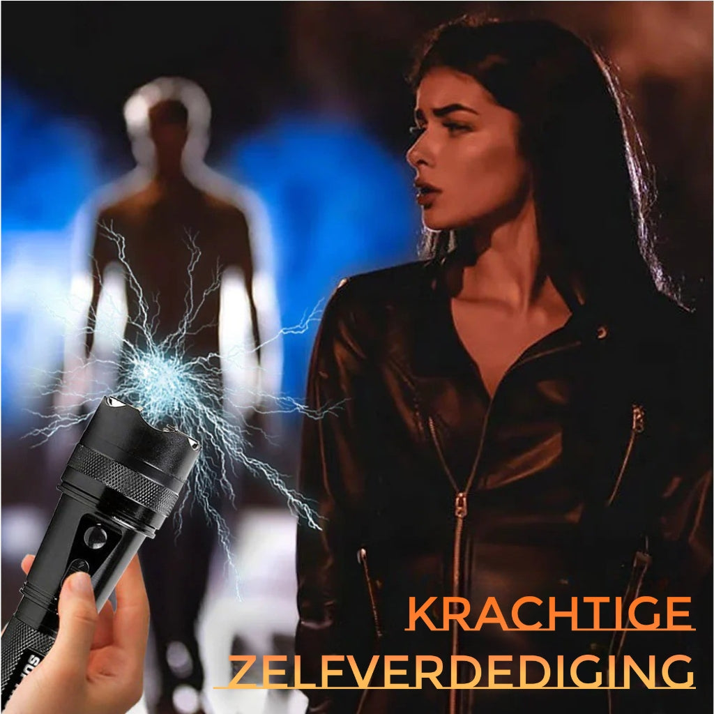 VoltGuard X95 Tactische Stun Zaklamp ⚡ Licht in het donker, kracht in gevaar