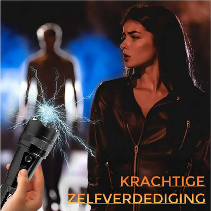 VoltGuard X95 Tactische Stun Zaklamp ⚡ Licht in het donker, kracht in gevaar