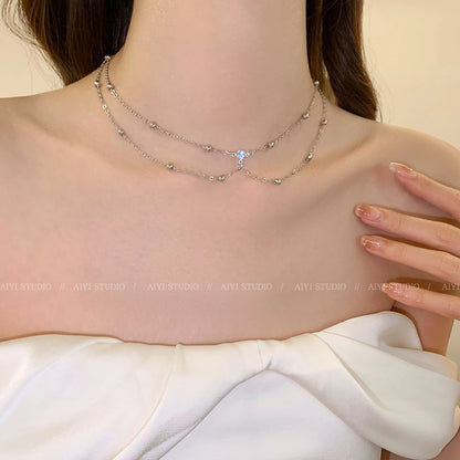 Sexy Gouden Body Chain - Lichaamsketting met Kristallen & Pareltjes