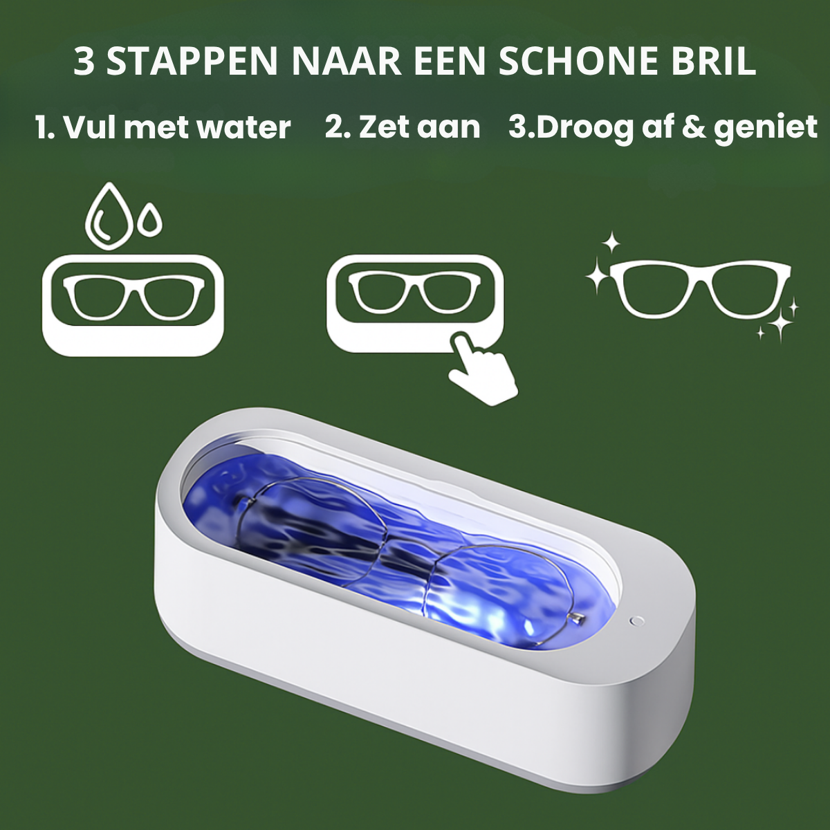Ultrasone Brillenreiniger