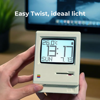 Retro Maclock Mini Mac Klok