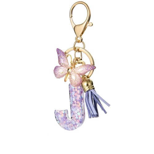 Vlinderletter Sleutelhanger, Levendig, Duurzaam En Lichtgewicht Cadeau