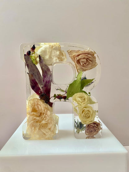 🎁Handgemaakte Bloemenharsletters LED