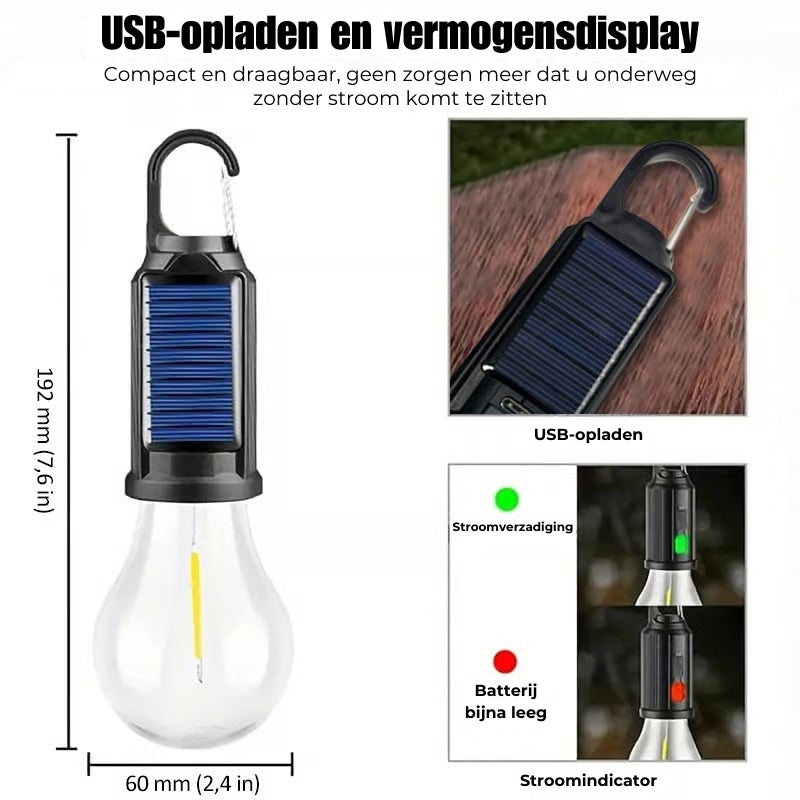 2025 Solar Buitenlamp met Haak