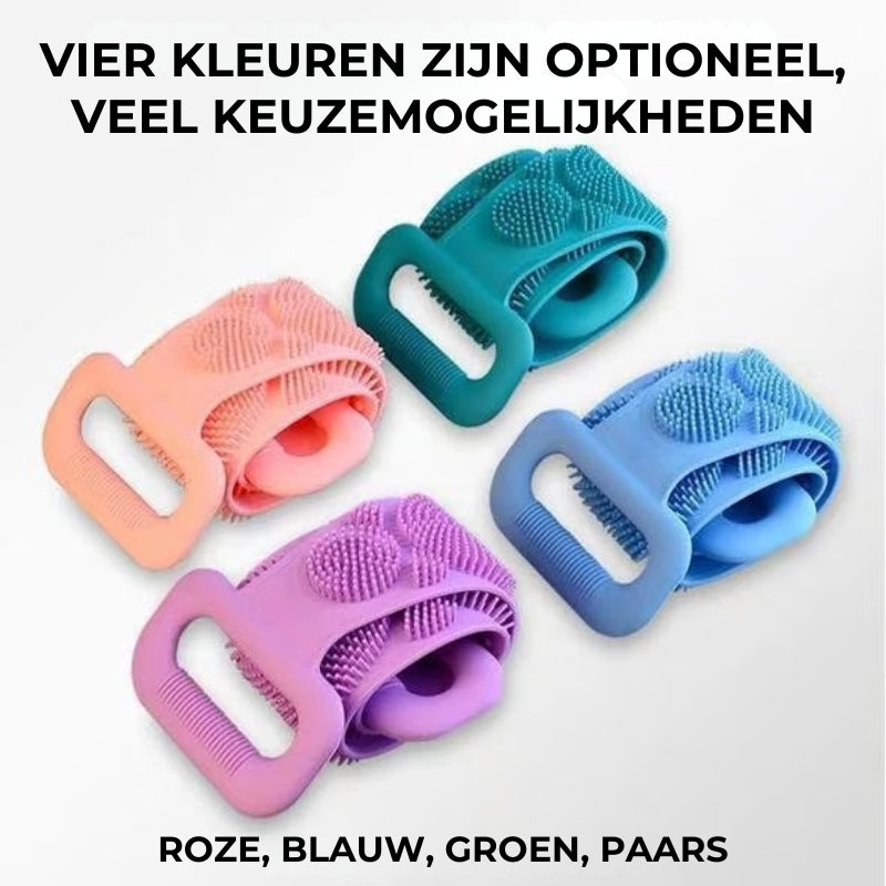 Siliconen Rugscrubber