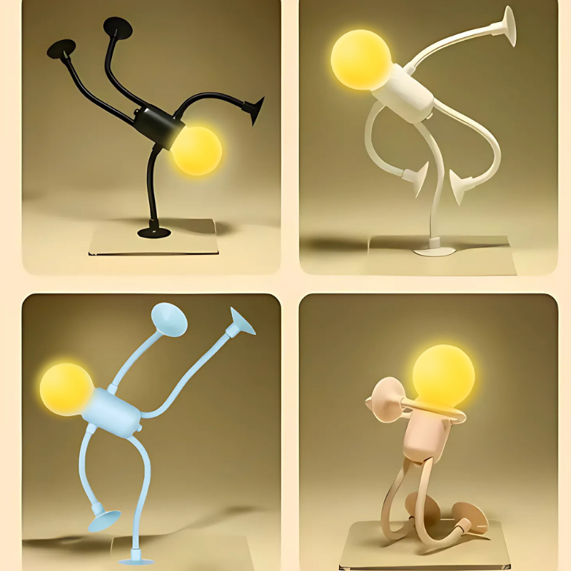 Ledsen™ FigureLamp 1+1 GRATIS: Flexibele Figuur Nachtlamp met Zacht Licht