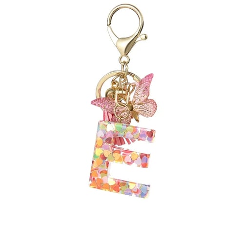 Vlinderletter Sleutelhanger, Levendig, Duurzaam En Lichtgewicht Cadeau