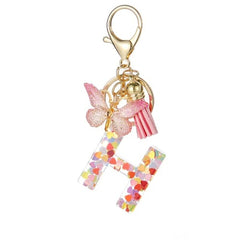 Vlinderletter Sleutelhanger, Levendig, Duurzaam En Lichtgewicht Cadeau