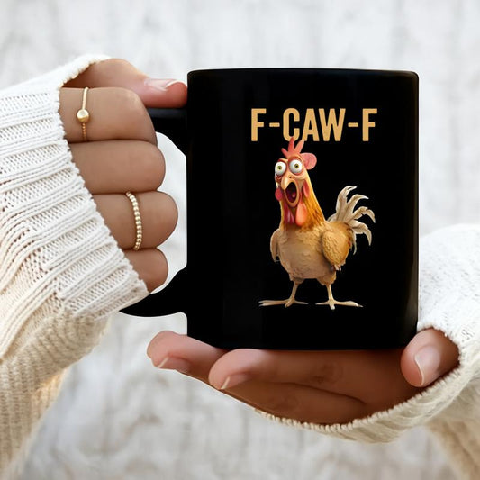 🔥LAATSTE DAG UITVERKOOP 50% KORTING!!🏆Flash Sale⚡ 50.000+ VERKOCHT! Bijna uitverkocht-💥F-Caw-F Grappige kippenmok