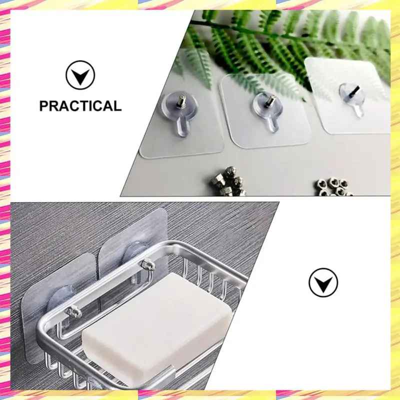 GlideHold® TransparentHook: Extra Sterke Transparante Muurhaak - Zonder Boren