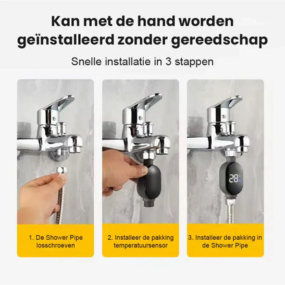 💧Douche thermometer🌡️Geen giswerk meer - Instant Temp!🚿
