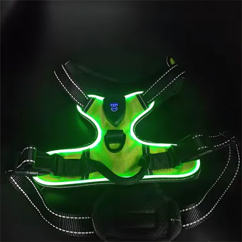 Pawgear LED-licht - Lichtgevende Hondenharnas