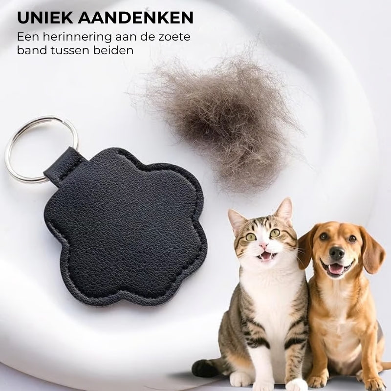 Leren sleutelhanger ter nagedachtenis aan uw huisdier - 🐾 Houd hun herinnering altijd dichtbij