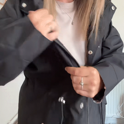 Effen Casual Jassen, Waterdichte en Winddichte Mantels, Gevoerde Windjacks met Capuchon