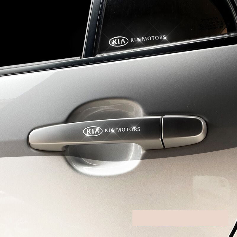 Metalen Autostickers - 4 Stuks