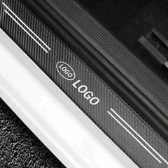 Carbon Auto Deurdrempel Stickers (4 STUKS)