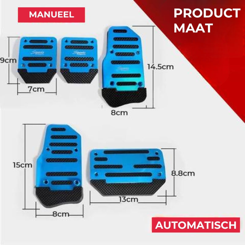 Antislip Auto Pedaalcovers