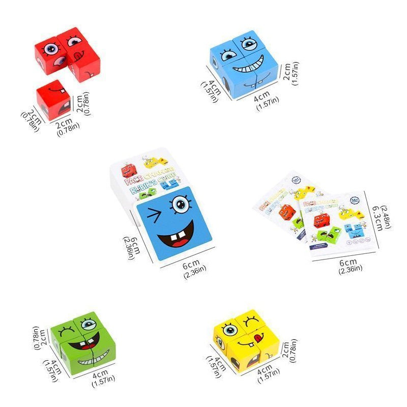 Kletshuts™ Expressie Puzzelblokken
