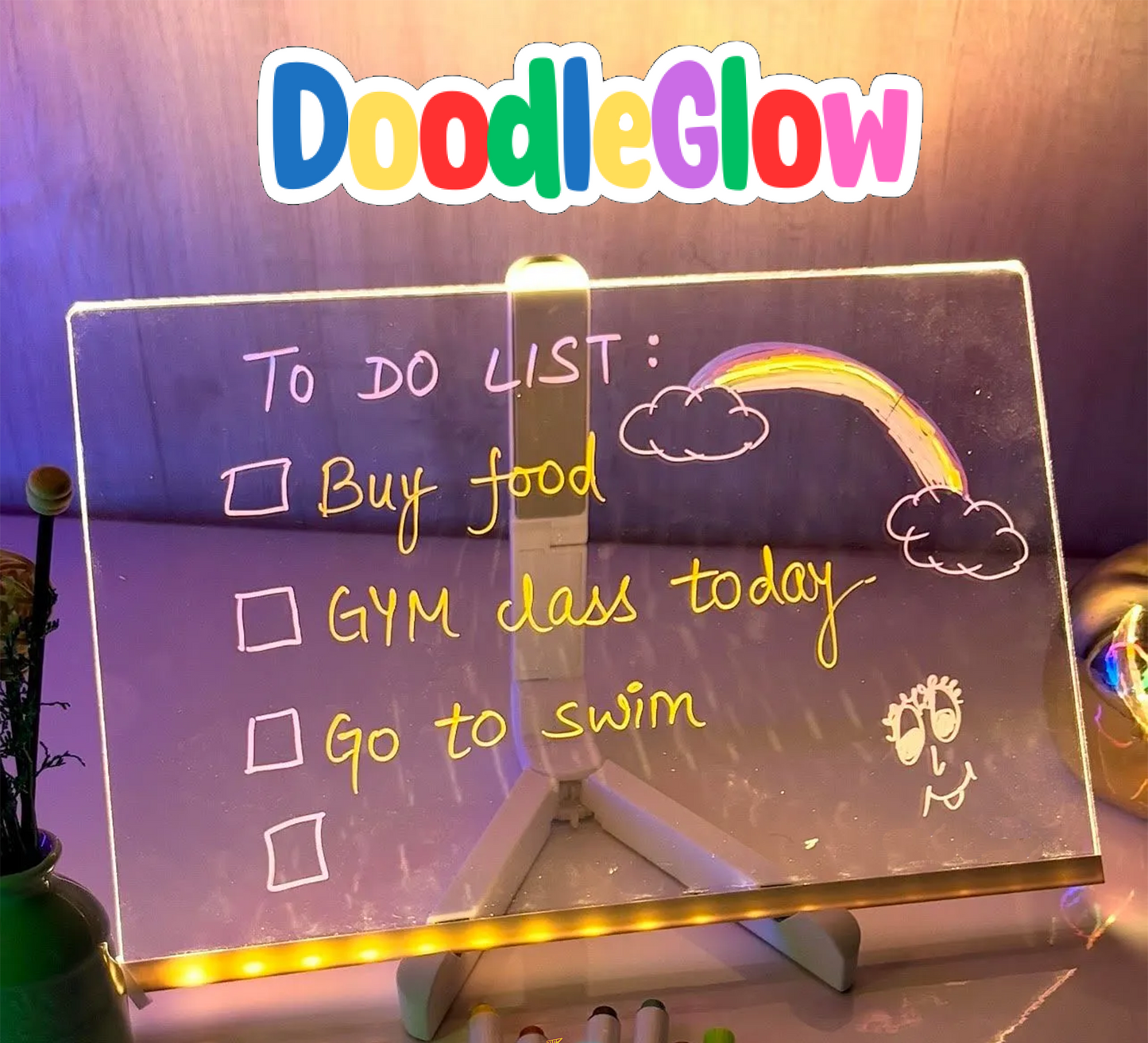DoodleGlow™️ LED-Zeichenbrett