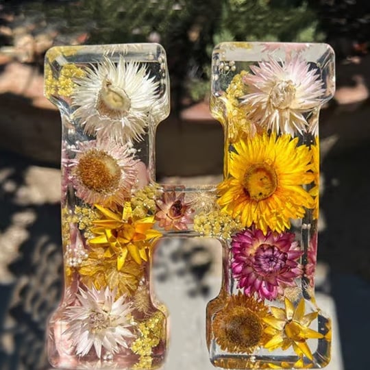 🎁Handgemaakte Bloemenharsletters LED