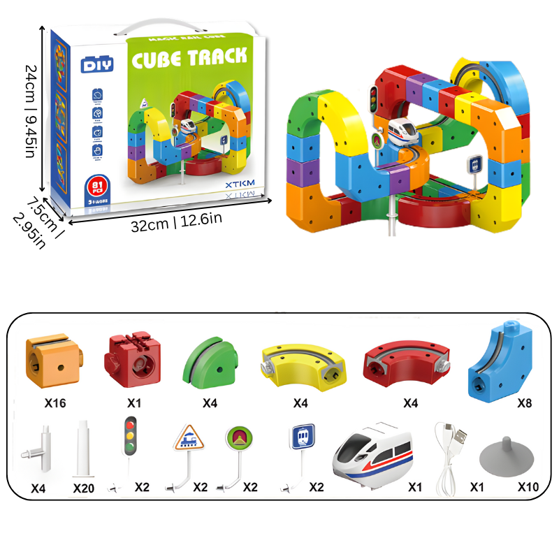 Trackfusion STEM Magnetische Treinblokken