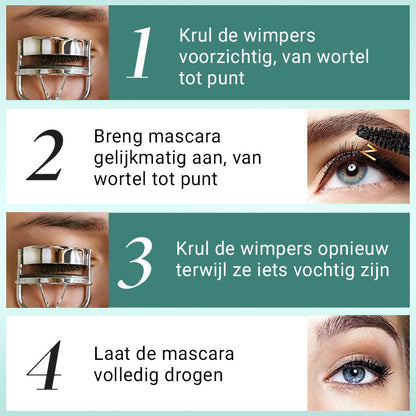 🔥2025 Hot Sale🔥Waterdichte en zweetbestendige verlengende en krullende mascara