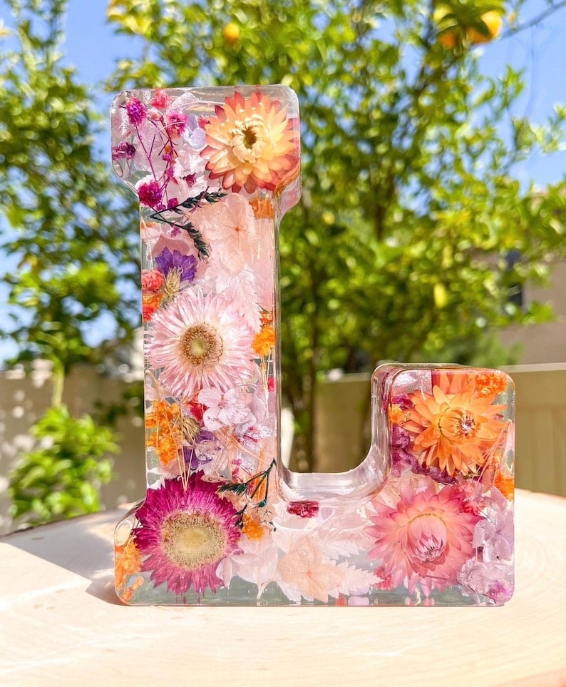 🎁Handgemaakte Bloemenharsletters LED