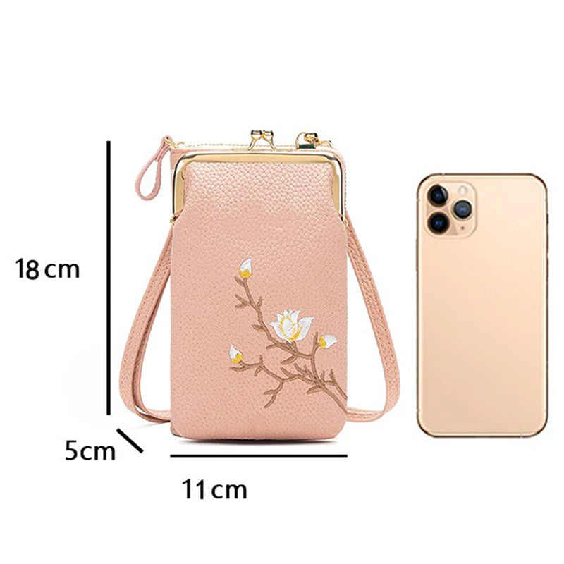 Crossbody mobiele telefoon portemonnee voor vrouwen