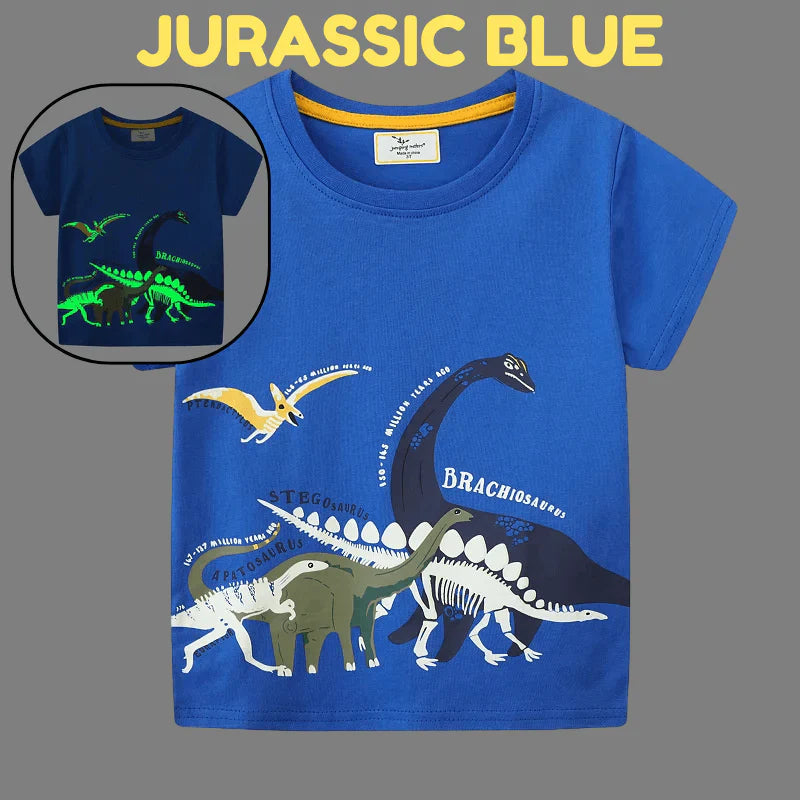 Icone™ DinoShirt: Lichtgevend Dinosaurus T-shirt voor Kinderen