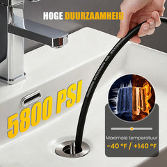🔥Hot Sale 50% KORTING🔥5800PSI rioolreinigingsset voor hogedrukreinige