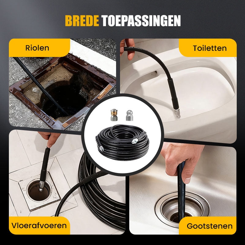 🔥Hot Sale 50% KORTING🔥5800PSI rioolreinigingsset voor hogedrukreinige