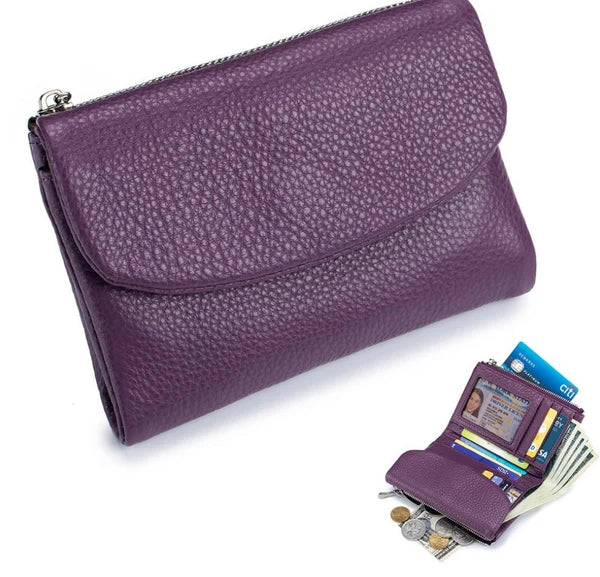 ⏰Unisex Pebble Leather Wallet🔥