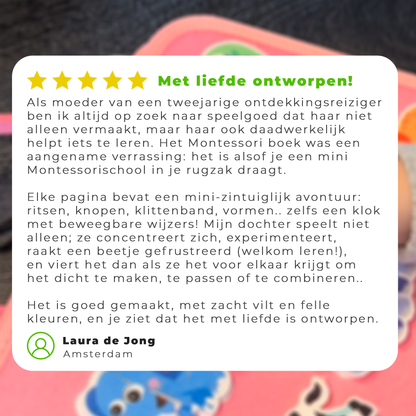 Montessori Educatief Boek – Ontwikkel zelfstandigheid