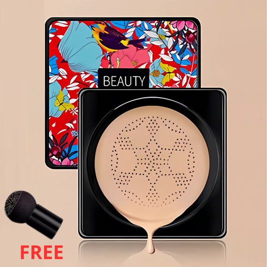 FoundationCream 1+1 GRATIS: Hydraterende en Verhelderende Foundation met Zachte Spons