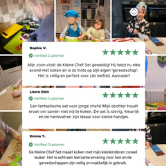 Kleine Chef Set - Moedig je kinderen aan om plezier te hebben in de keuken