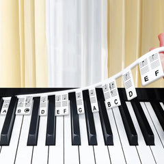 KeyboardLabel – Verwijderbare Siliconen Notenstroken voor Piano & Keyboard