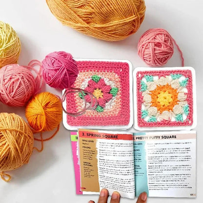 CrochetCards: Gids voor Haakvierkantjes - Complete Kaartenset voor Haken