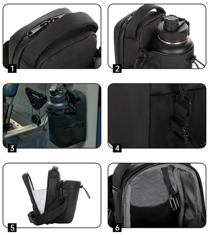Icone™ MagneticBag: Kleine Waterdichte Magnetische Sportschool Tas