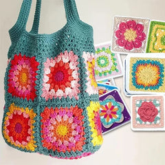CrochetCards: Gids voor Haakvierkantjes - Complete Kaartenset voor Haken
