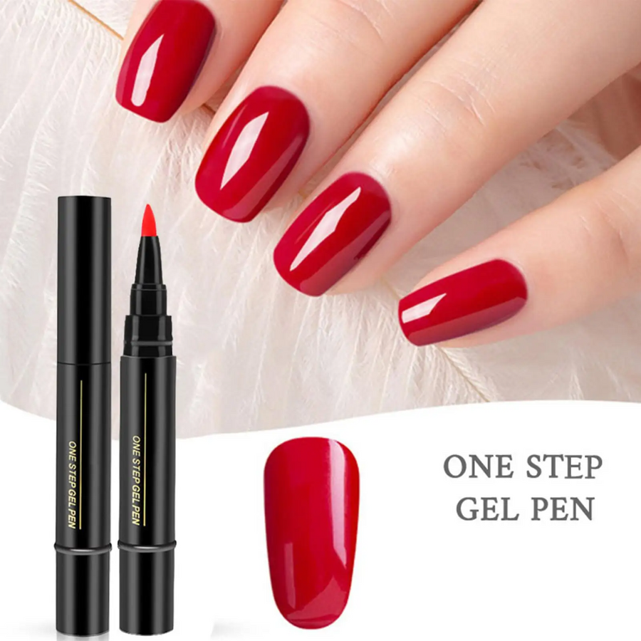 NailPen 1+1 GRATIS - Professionell Gelpenna för Långvarig Manikyr