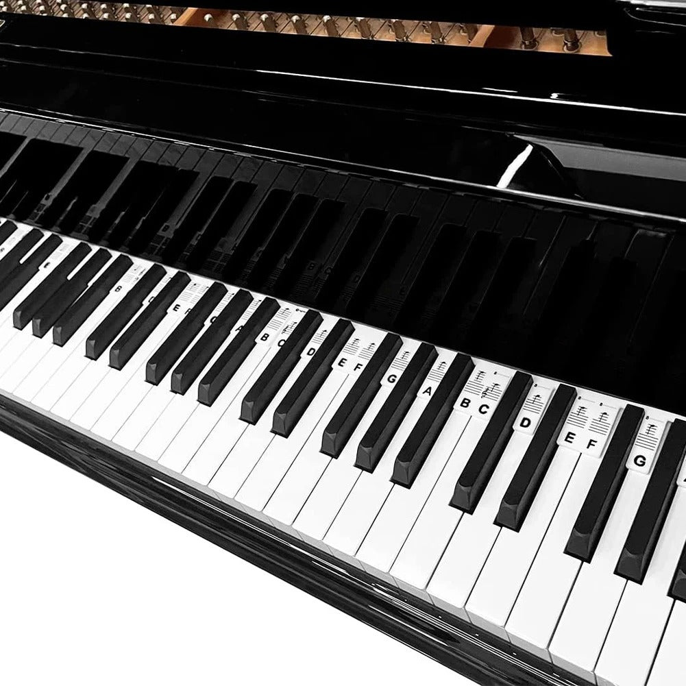 KeyboardLabel – Verwijderbare Siliconen Notenstroken voor Piano & Keyboard